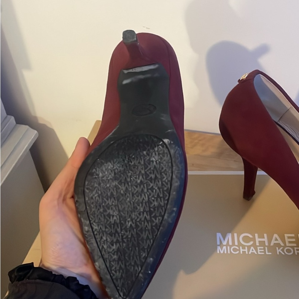 Michael Kors Burgundy Heels - Picture 3 of 6